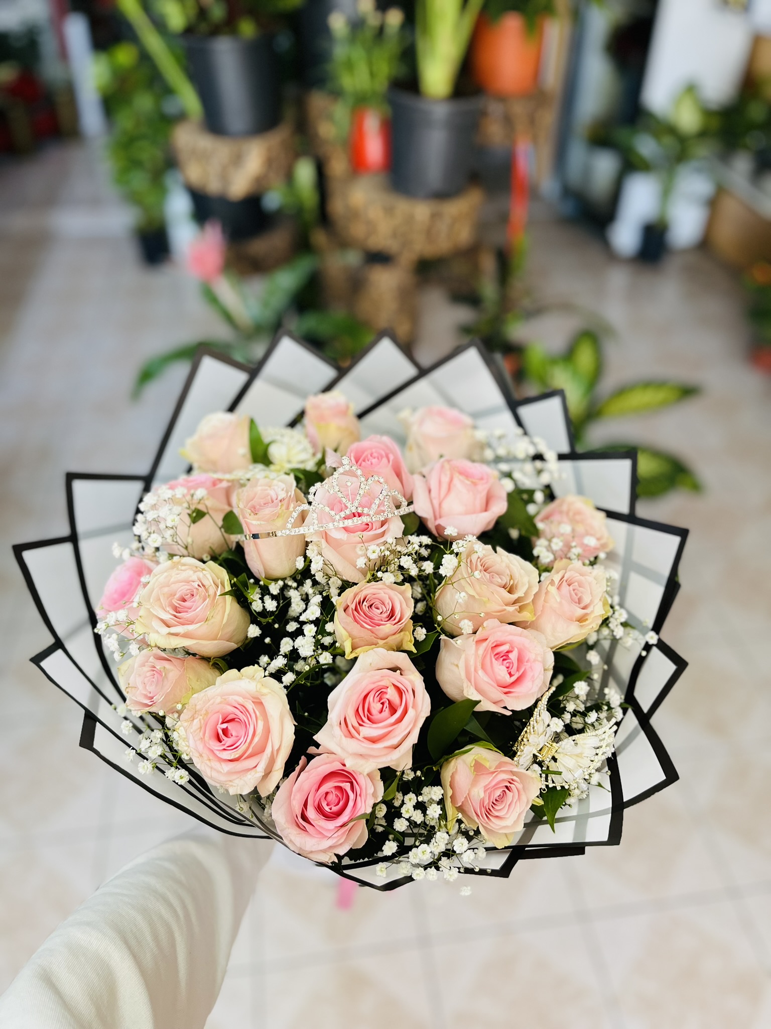 30 adet Pempe gül buketi